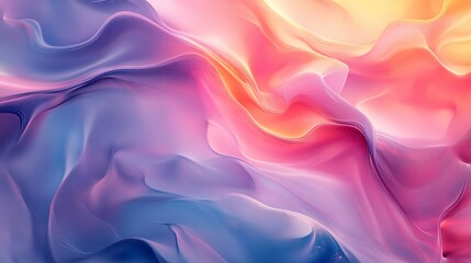 Obraz premium Dreamy Ethereal Modern Abstract with Luminous Gradients and Swirls wallpaper