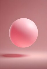 Pink Sphere Round Ball Modern Background Bubble Banner Graphic Design