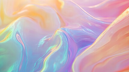 Obraz premium Abstract background of iridescent colors. Perfect for creating a dreamlike, whimsical aesthetic.