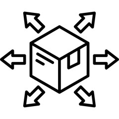 Distribution Center Icon