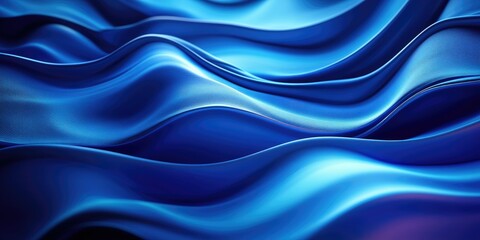 Obraz premium Abstract Blue Waves