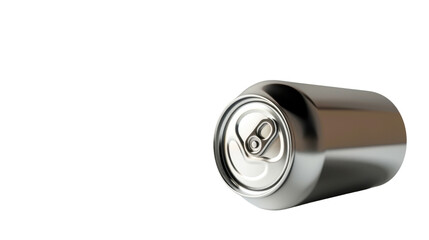 Soda blank can isolated on white background