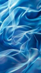 Fototapeta premium A blue and white fabric with a blue and white pattern