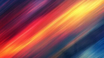Abstract Diagonal Lines Background in Red  Orange  and Blue Tones