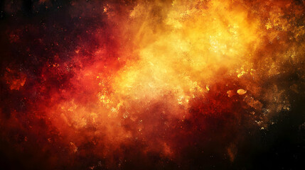 Obraz premium Abstract Fire and Smoke Background with Red and Gold Tones