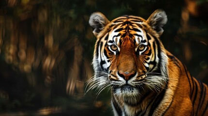 Obraz premium Close-up of a Tiger's Face