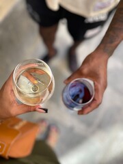 wine on the street