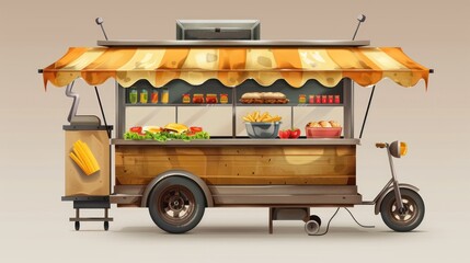 Food Truck Illustration