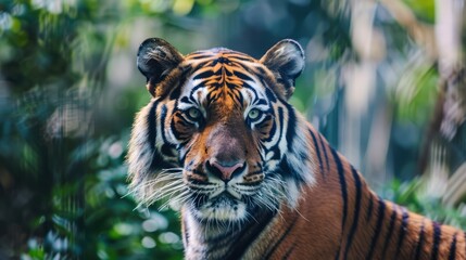 Obraz premium Close Up of a Majestic Tiger