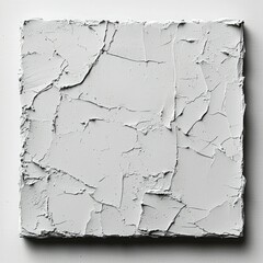 Obraz premium Abstract Textured White Canvas Painting