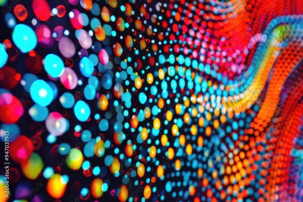 Poster a close-up shot of a wall covered in various lights, ideal for use in presentations or product displ