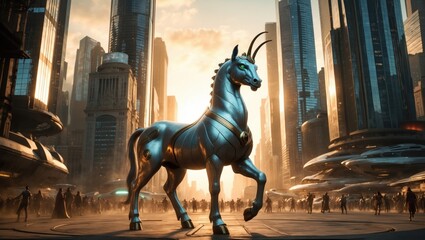 a beautiful fantasy horse