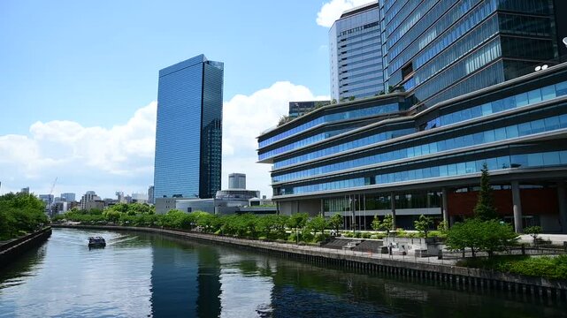 初夏の大阪ビジネスパーク （大阪府大阪市, 2024年6月）