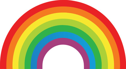 Fototapeta premium Vector rainbow effect 