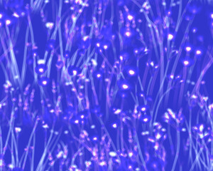 Gothic style seamless pattern with soft blurry poppies flowers. Halloween themed graphic print for clothing, fabric, wallpaper, home decor, wrapping paper