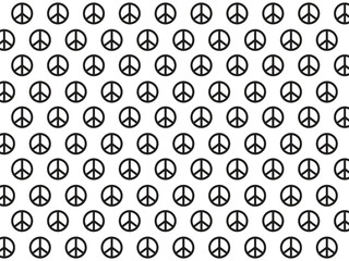 peace symbol seamless pattern vector design