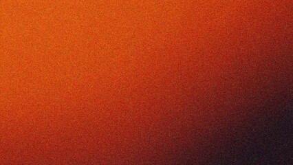 Orange color, blurry and grain abstract gradient background texture. a design element for wallpaper.