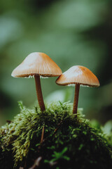 Close-up photo of mushrooms