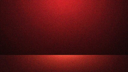 Obraz premium Red grainy gradient abstract background, noise texture effect, banner poster header design