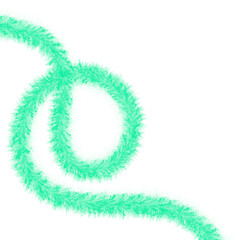 green christmas ornament prop