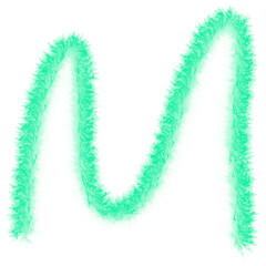 green christmas ornament prop