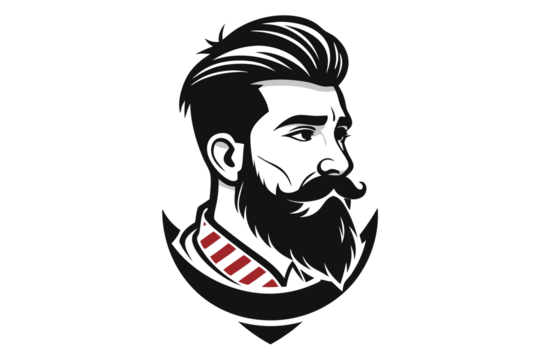 Barbershop logo template
