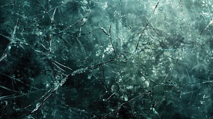 Grungy cracked glass texture, an industrial and edgy design element for various creative projects.
