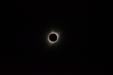 Full solar eclipse corona phase 2017 