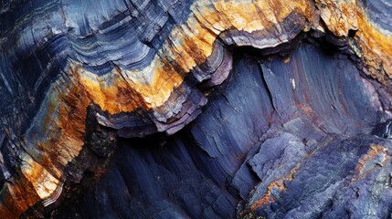 Obraz premium Close-up of a Rock Formation