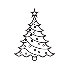 Fototapeta premium Elegant Tree Vector Perfect for NatureThemed Designs and Projects