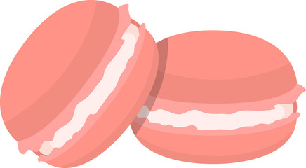 Dessert pink Marcarons