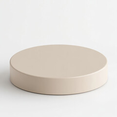 Beige Round Platform.