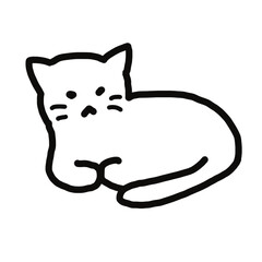 cute cat drawing