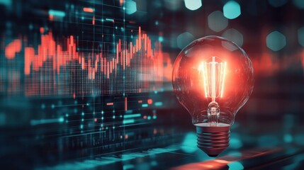 Lightbulb and Data Visualization