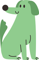 Dog Hand Drawn Illustration