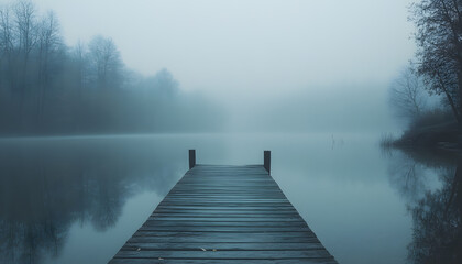 Fototapeta premium A short, inspirational quote or a single word in a clean, minimalist font, placed in the center of the wallpaper