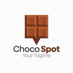 Chocolate Spot Logo Design Template. Good for Business, Agency, Community and Organization