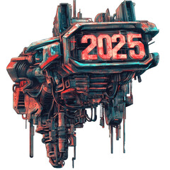 2025 Happy New Year logo