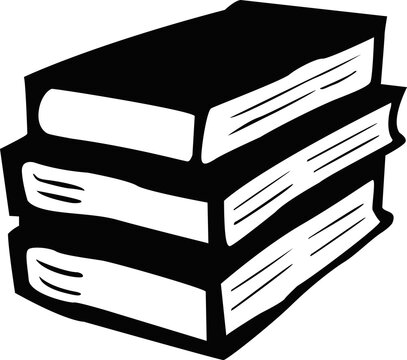 recommend clip art: Vector icon of the book | book silhouette