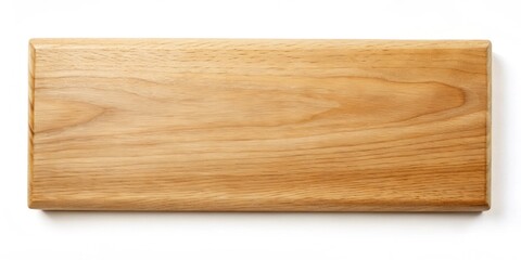 Fototapeta premium Rectangular piece of wood , timber, lumber, plank, wooden, board, material, natural, texture, surface, background