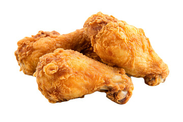 fried chicken isolated on transparent png