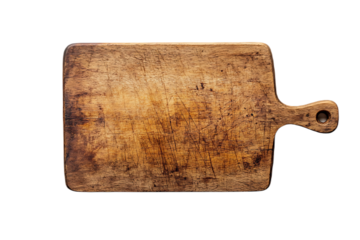 Chopping board isolated on transparent png