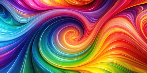 Obraz premium Abstract colorful background with vibrant swirls and gradients, colorful, abstract, background, vibrant, swirls, gradients