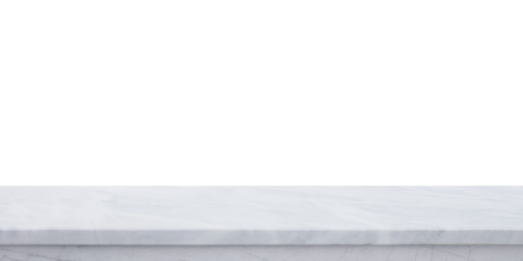 Beautiful texture of Marble top table die cut for  product display and lay out design.isolate