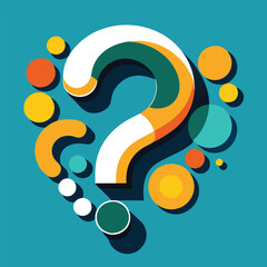 question mark. vector illustration