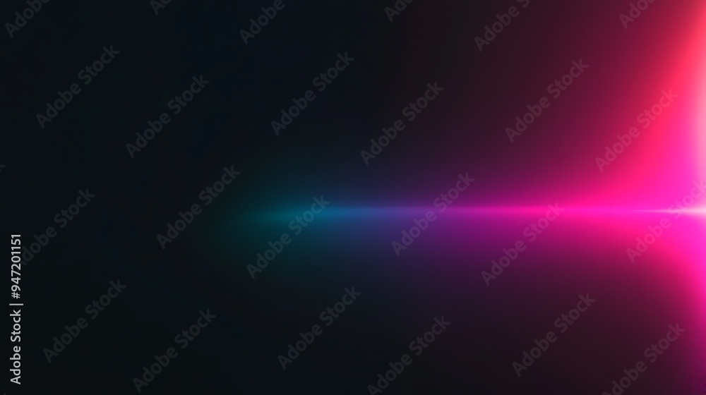 Poster Abstract Gradient Background with Horizontal Light Streak