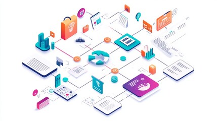 Comprehensive Flowchart Infographics for Client Needs Understanding and Security Roadmap Creation