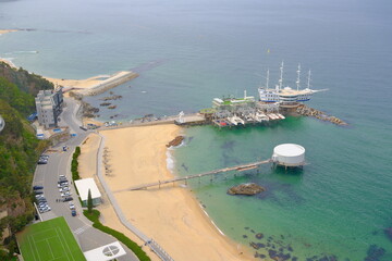 강원도 강릉시의 해안선