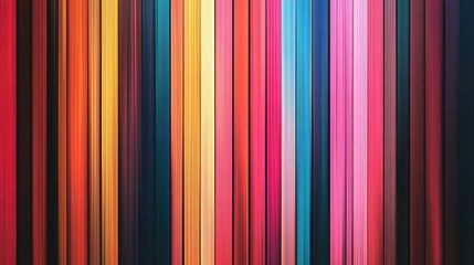 Obraz premium Abstract colorful lines of thin wood, arranged on a dynamic futuristic background, creating a vibrant and modern visual
