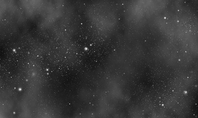 A beautiful starry sky background. Countless stars shine in the night sky, creating a magical atmosphere.